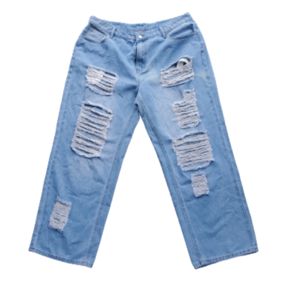 BRAND NEW W/O TAGS SHEIN BOYFRIEND JEAN - Picture 1 of 2